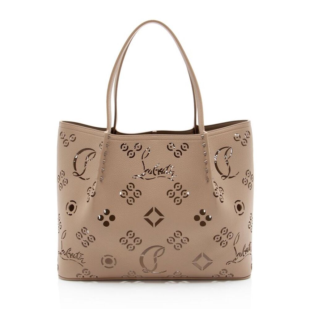 Christian Louboutin Perforated Leather Loubinthesky Cabarock Large Tote